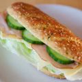 Baguette med god fyllning till frukost