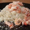 Risotto med kräftstjärtar