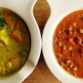 Två ljuvligt goda vegetariska grytor
