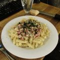 Pasta med Skinksås, skolmatklassikern.