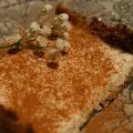 Vaniljcheesecake med nötbotten