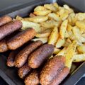 Veganska kebabrullar på formbar färs