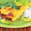 Tortilla med potatis och kronärtskocka