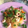 Asiatisk nudelsallad med räkor
