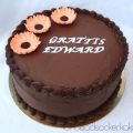 30-årstårta i choklad