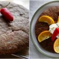 Chokladkaka med chili och apelsingrädde