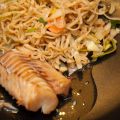 Teriyakifisk med nudelwok