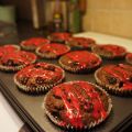 Tranbär & Chokladmuffins
