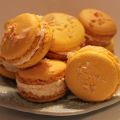 Macarons med mandelbräck