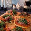 Hemmagjorda minipizzor med italienska smaker