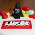 Legotårta med Darth Vader