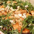 Kyckling med fetaost och ruccola