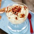 Bacon- och schalottenlökskräm