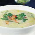 Mustig vintersoppa med purjo och bacon