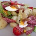 Recept: Sallad med salami och potatis