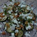 På grillen: Grillspett med zucchinisallad