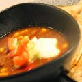 Tacosoppa med enkla quesadillas