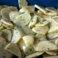 Råstekt potatis i ugn