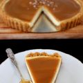 Salted caramel cheesecake pie