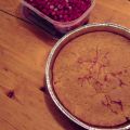 Vit kladdkaka med Röda vinbär