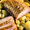 Honungskassler med druvor och ananas