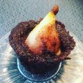 Ångade Päron med chokladpudding 