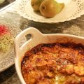Potatisgratäng med Gorgonzola och Päron