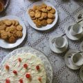 Hösttårta med äppelkompott, dulce de leche och[...]