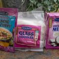 Kyckling med paneng red curry och glasnudlar