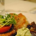 Rödbetor med ruccolasmör