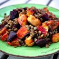 Linser med ugnrostade grönsaker - Lentils and[...]