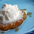 Ananas - smörstekt och flamberad
