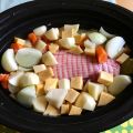 Fläsklägg med rotmos i crock-pot (slow cooker)