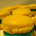 Gul Blåa Macarons