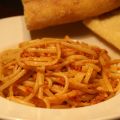 Röd pesto med pasta