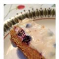 Cheesecake med blåbär och vit choklad