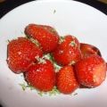 Jordgubbar med limesocker