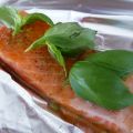 På grillen: Lax i foliepaket med lime och honung