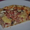Hemlagat Pizza med ännu en pizza deg