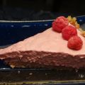 Två desserter i en; hallonpannacottacheesecake