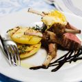 Timjanstekt lamm med grillad potatis, citron-[...]