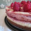 Hallonripplad Cheesecake