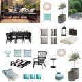 Moodboard på vår terass