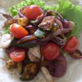Kycklingwrap med lammkorv