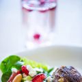 Sallad med jordgubbar