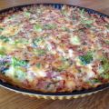LCHF Broccoli och skinkpaj