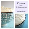 Frosting med citronsmak