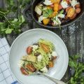 Färsk taglioni med persiljepesto, mozzarella,[...]