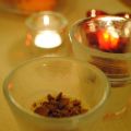 Glöggpannacotta med pepparkakssmulor