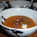Paprika och Tomatsoppa med Fetabulle